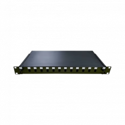 Оптическая патч панель 12 Port DUPLEX SC в комплекте с кассетой